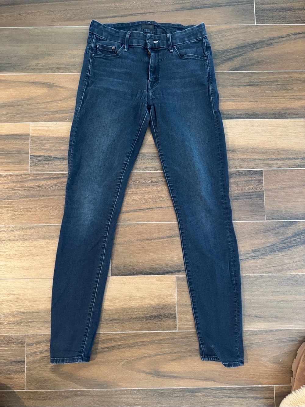 MOTHER Indigo Blue Skinny Jeans